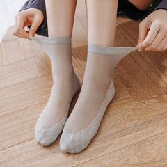 Non-slip cotton socks