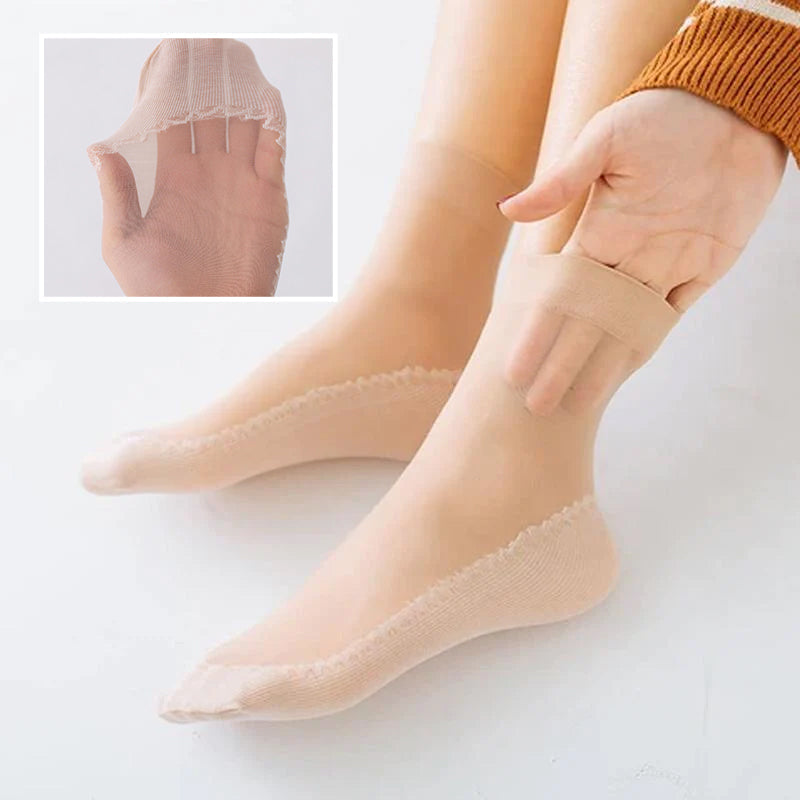 Non-slip cotton socks