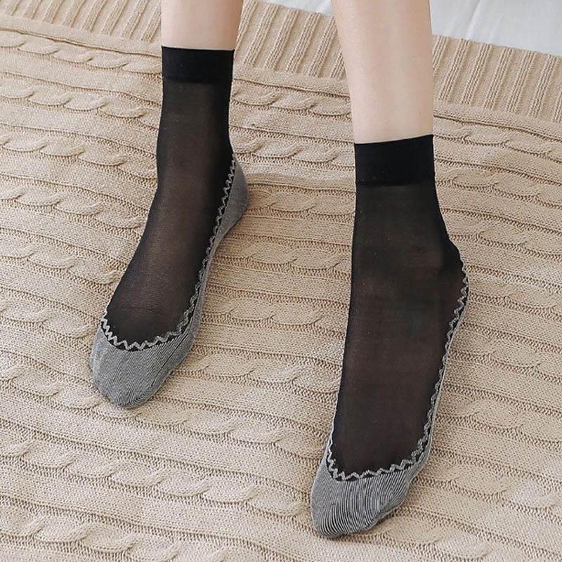 Non-slip cotton socks